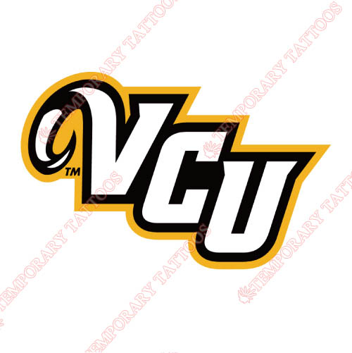 Virginia Commonwealth Rams Customize Temporary Tattoos Stickers NO.6854